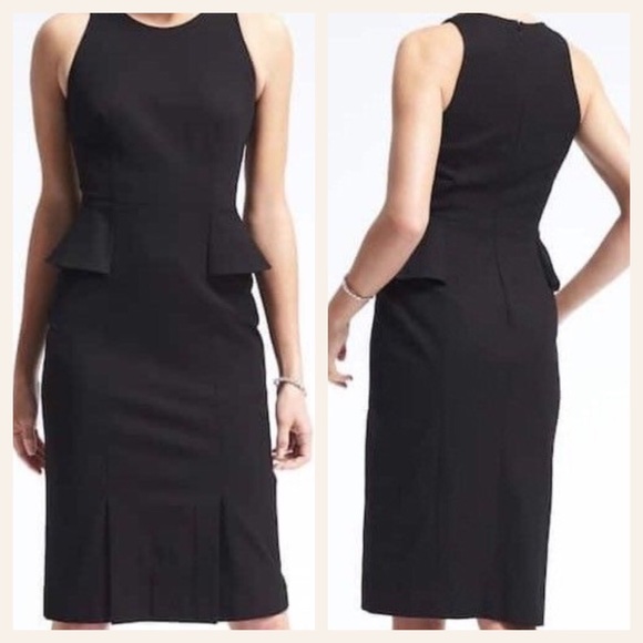 Banana Republic Dresses & Skirts - NWT Banana Republic Bi-Stretch Side-Peplum dress 4